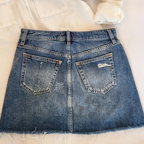 || WE THE FREE || denim mini skirt - Picture 6 of 9
